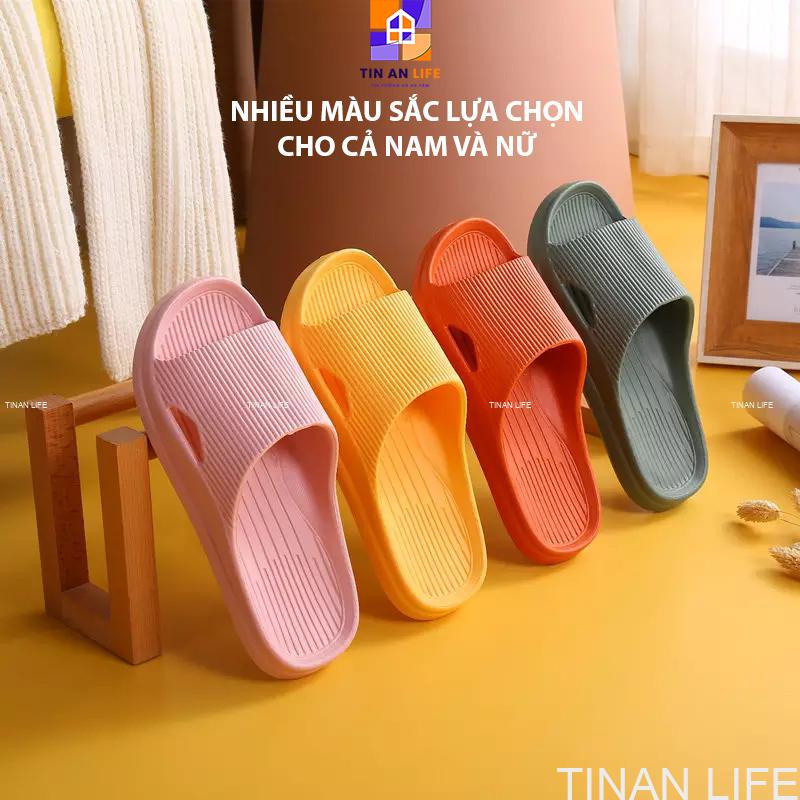 Dép Đi Trong Nhà Chất Liệu EVA Êm Chân, Siêu Nhẹ, Chống Trơn Trợt, Dép Mang Nhà Tắm