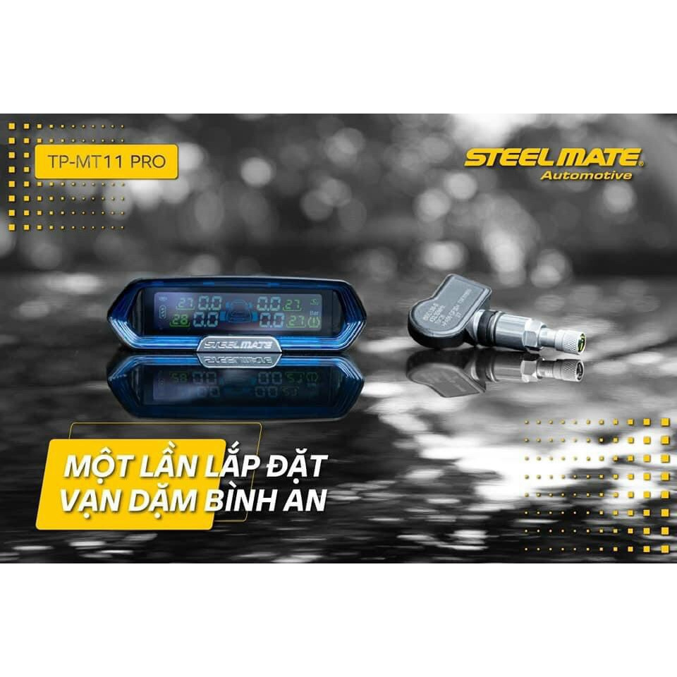 Cảm biến áp suất Steelmate MT11 và Steelmate MT11 PRO-Tặng kèm bơm P05