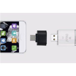 [Deal 1k] Cáp Otg Type C / Cáp Otg Micro USB / OTG lightning Chuyển đổi các đầu cắm chức năng
