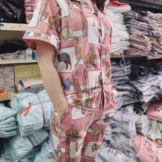 Bộ lụa lửng mặc nhà