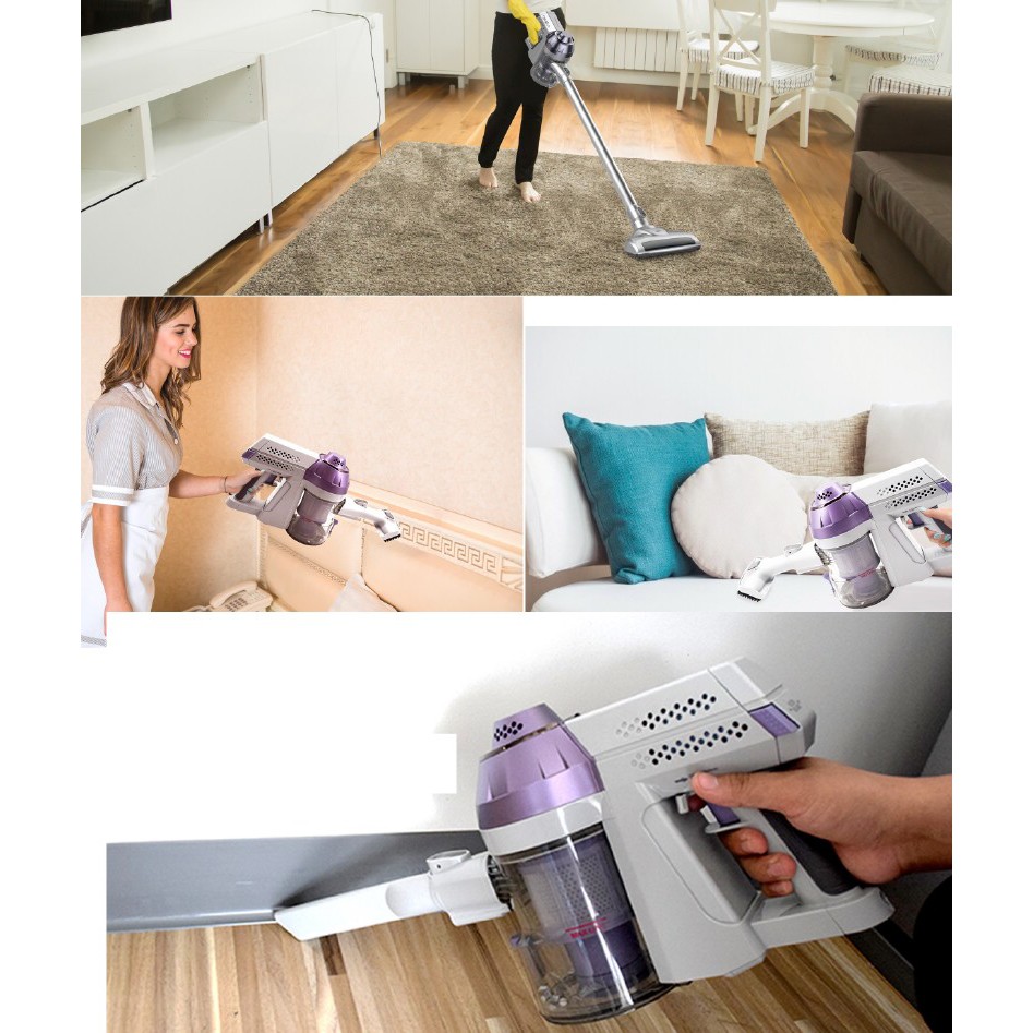 [Mã ELHA22 giảm 6% đơn 300K] Máy Hút Bụi Không Dây Cầm Tay Cordless Vacuum Cleaner Lock&amp;Lock ENV111 [150W7000PA]