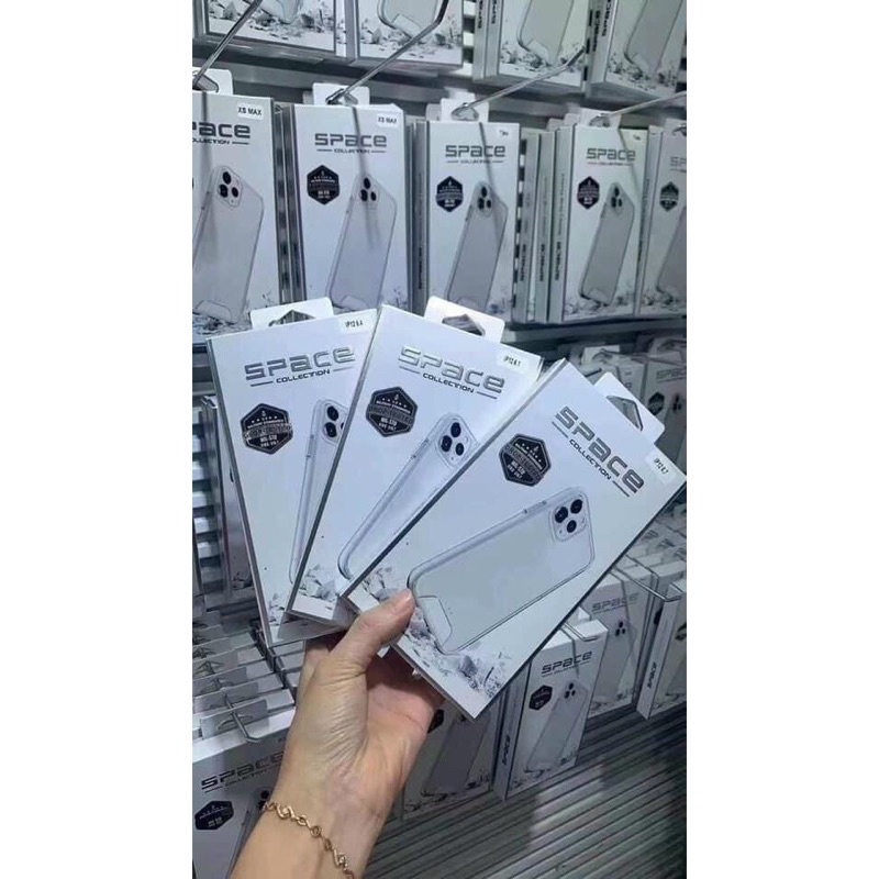Ốp trong SPACE không ố vàng iPhone 7 8plus, X/Xs, XsMax,11 pro,11ProMax,12 pro,12 Pro Max, 13 Pro Max