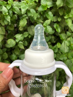 Bình sữa thuỷ tinh cao cấp Dolphin 120ml