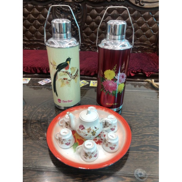 Khay sắt Tráng men xưa