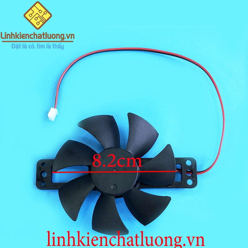 Quạt bếp từ 18VDC siêu mỏng sải cánh 8.2cm (loại tốt đóng hộp)