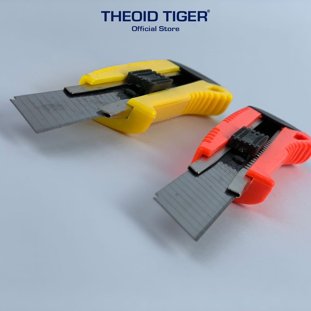 Dao Rọc Giấy 180mm Theoid Tiger có thể thay lưỡi dao rọc giấy - Bảo hành 1 đổi 1