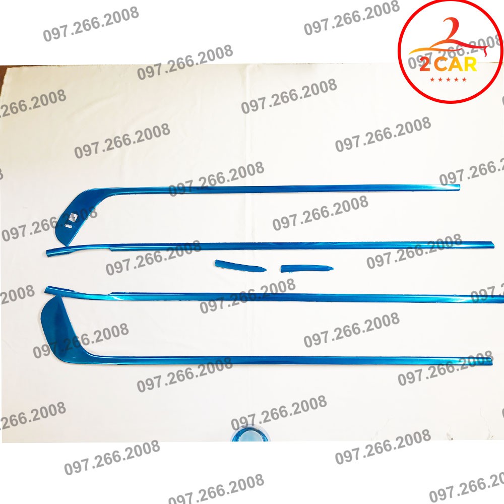 Nẹp inox chân kính + viền cong Kia K3, Cerato 2016-2018 inox cao cấp