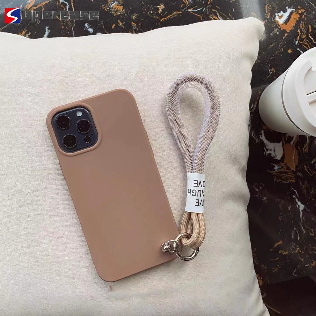 Ốp Điện Thoại Tpu Mềm Chống Mất Có Dây Đeo Cho Samsung Galaxy S21 S20 S10 S9 S8 Plus Ultra Lite Fe S10E S21 + S20 + S10 + S9 + S8 +