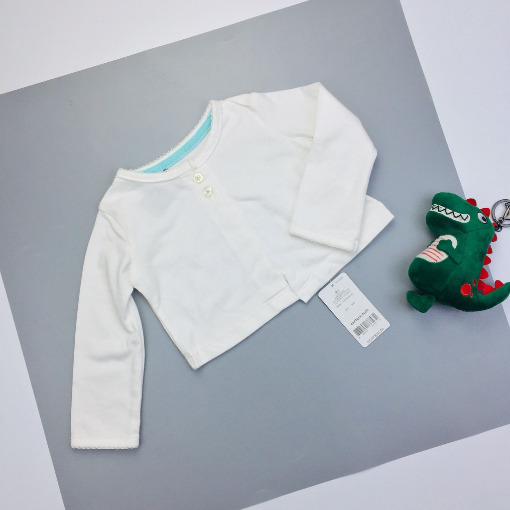 Áo khoác cotton Carter's - Trắng
