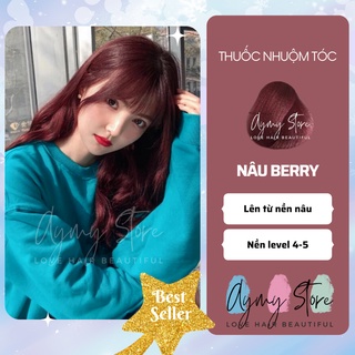 Thuốc nhuộm tóc nâu berry không tẩy tại nhà chính hãng AYMY