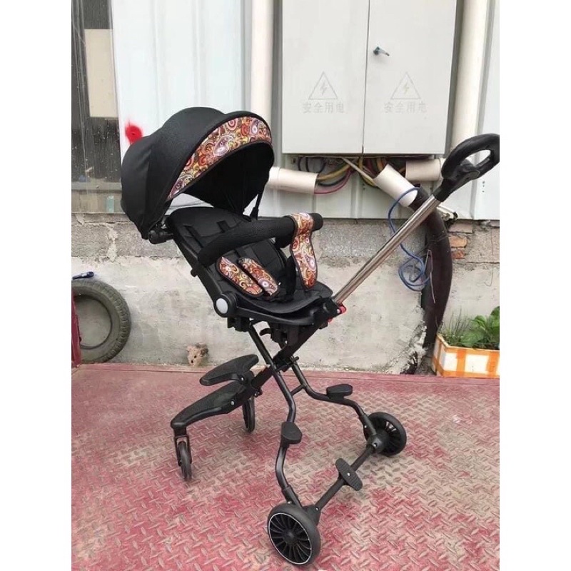 Xe đẩy du lịch gấp gọn 2 chiều M8 ngả sâu