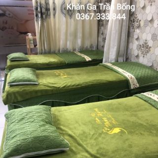 Gối spa gồm vỏ và ruột gối