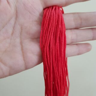 Dây dù mềm màu đỏ bó 10 mét