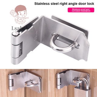 Chốt cửa dạng trượt bằng thép không gỉ 90 độ
