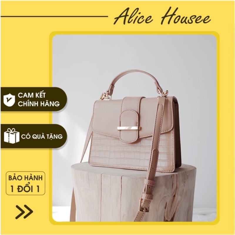[MA  ALICHO10P GIAM 10% TÔI ĐA 10K ĐƠN TỐI THIỂU 700K] TÚI ĐEO CHÉO MICOCAH DA RẮN MÃ 01