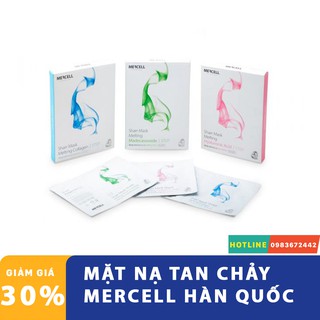 Mặt nạ nano collagen tan chảy mercell đủ màu