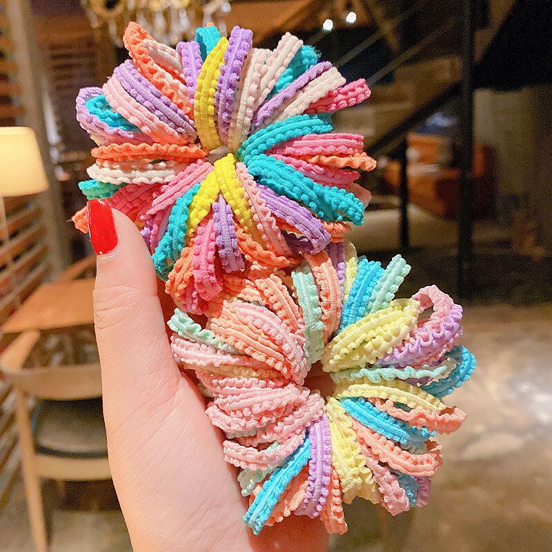 Băng Đô Cài Tóc Không Gây Hại Màu Kẹo Dễ Thương Cho Bé Gái