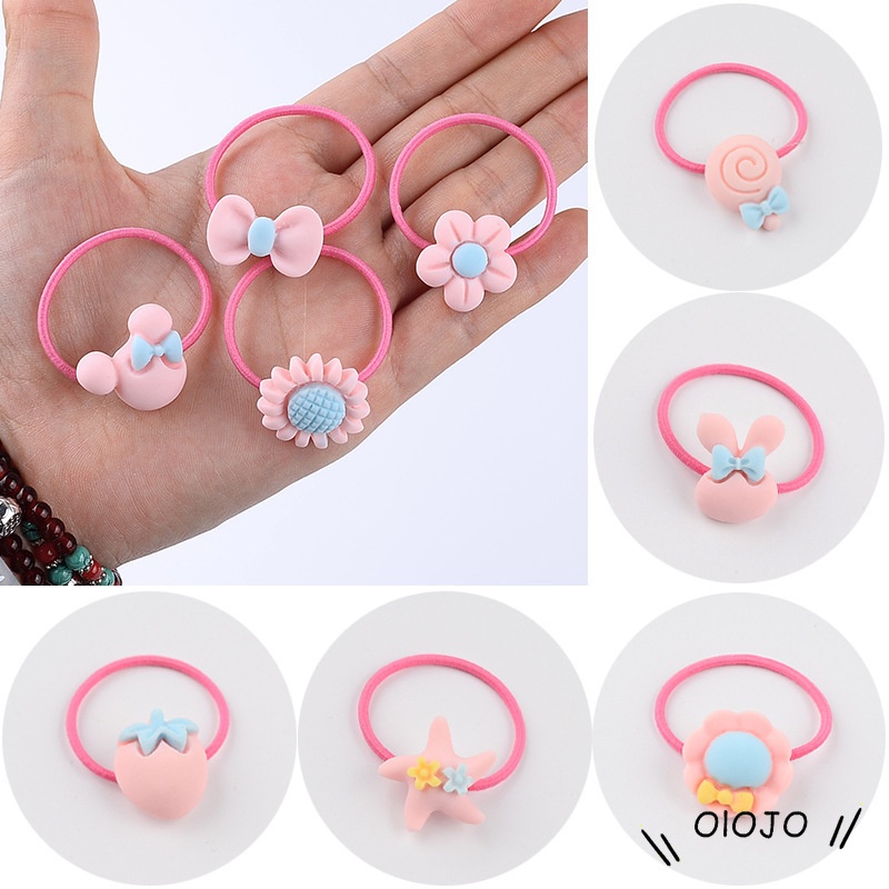 Dễ Thương Dây Ruy Băng Buộc Tóc Nhiều Màu Sắc Đáng Yêu Cho Bé Gái