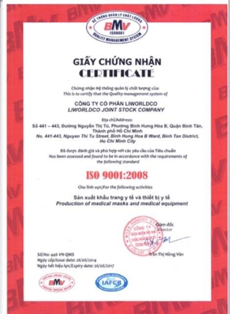 Hộp 10 khẩu trang cho bé lily hoặc duy quân khẩu trang y tế kháng khuẩn