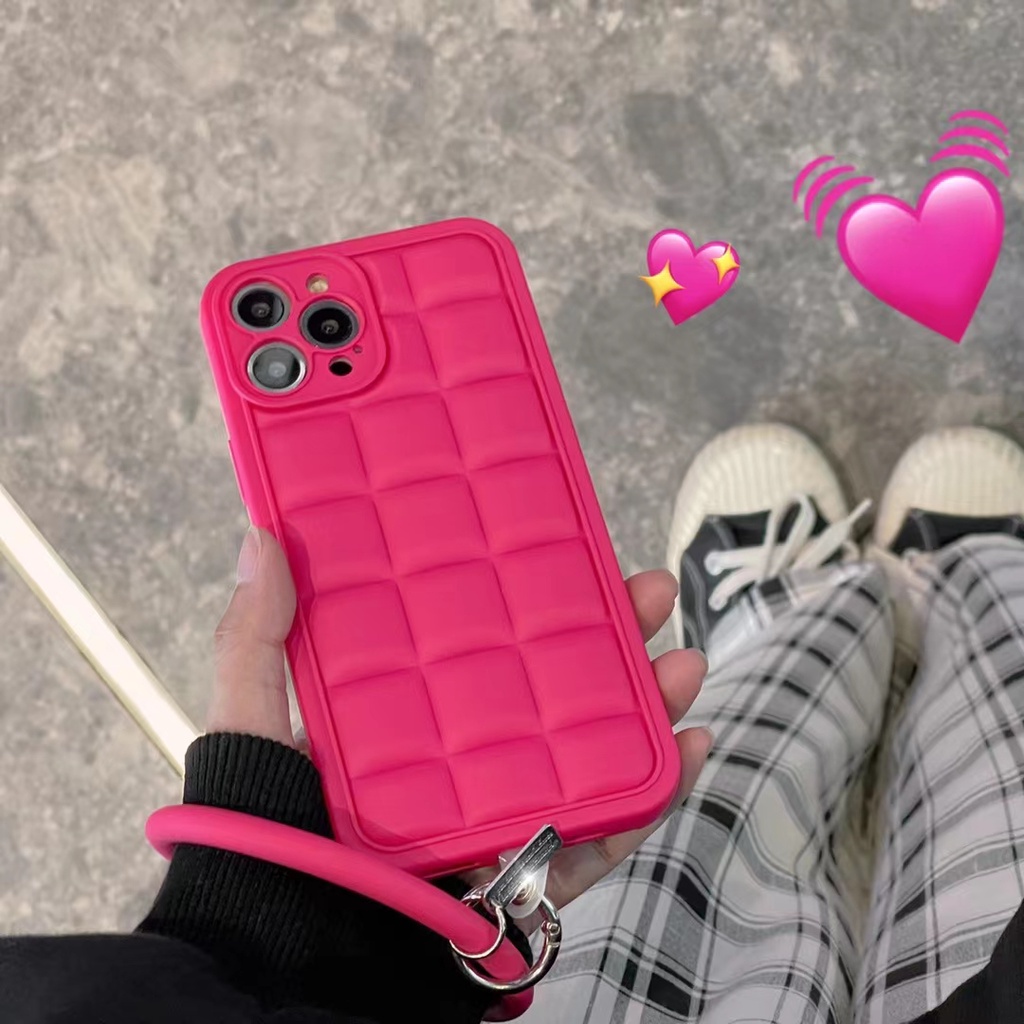 Ốp Điện Thoại tpu Dẻo Vuông Họa Tiết Hoa Hồng 3d Cho iphone 15 promax 14 pro max 14 plus 14 13 pro max 12 pro max 11 pro max xs max xr x