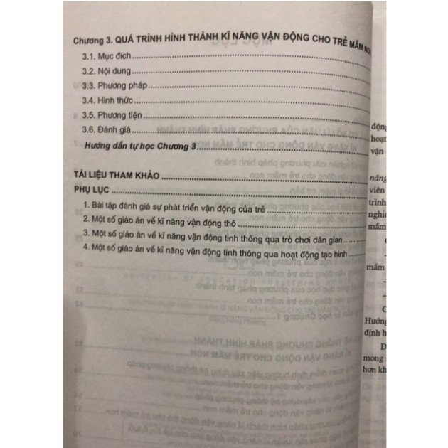 Sách Phương pháp hình thành kĩ năng vận động cho trẻ mầm non