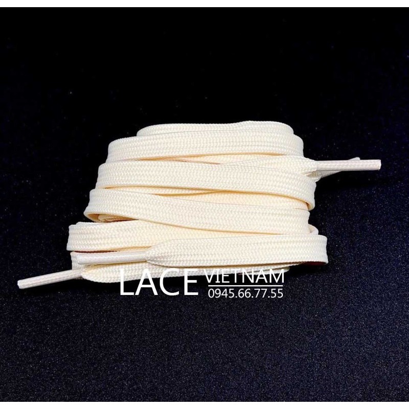 Dây giày Af1 màu trắng kem 1m8