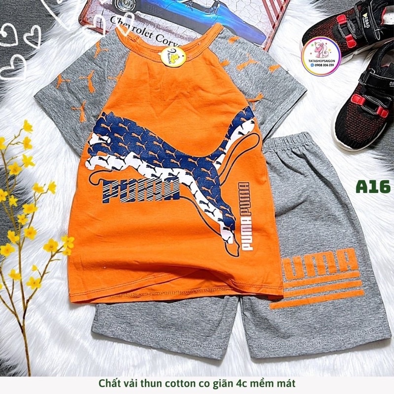 Đồ bộ bé trai size đại thun cotton 4 chiều Jennie kids J494