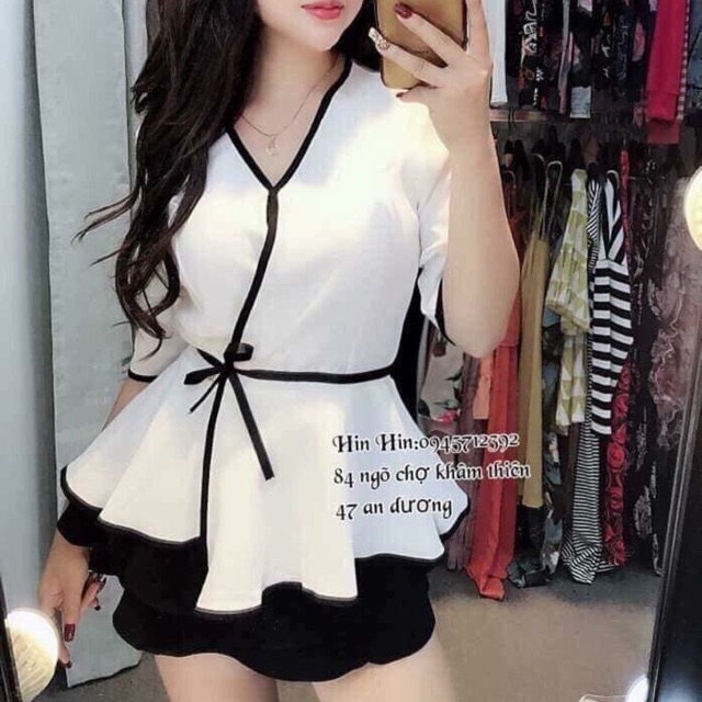 Set áo + chân váy bigsize