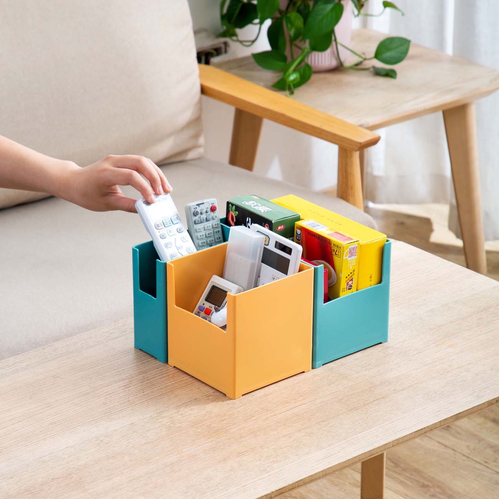 Jujiajia ins Hộp Đựng Đồ Dùng Nhà Bếp Tiết Kiệm Không Gian Góc Phải Bằng PP Dày Dặn Có Thể Xếp Chồng Được Thiết Kế Góc Phả