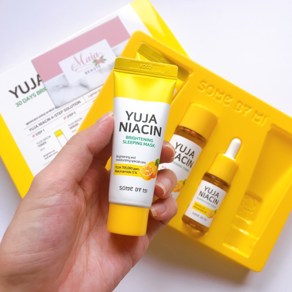 Set 4 Món Dưỡng Trắng Da Some By Mi Yuja Niacin 30 Days Brightening Stater Kit-Edition