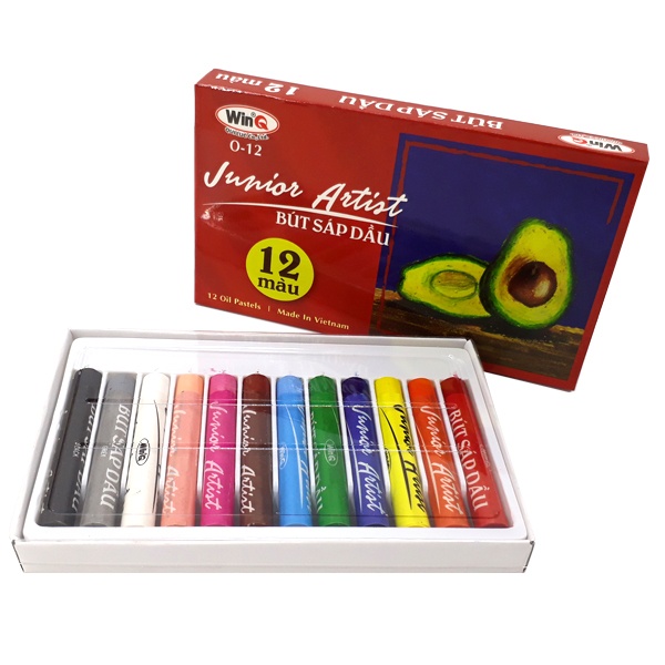 Bút Sáp Dầu 12 Màu WinQ O-12