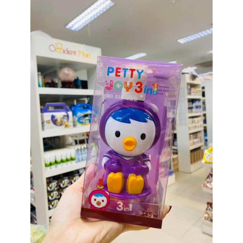 Sữa tắm,gội,xả cho bé POPORO JOY 3in1 của Hàn