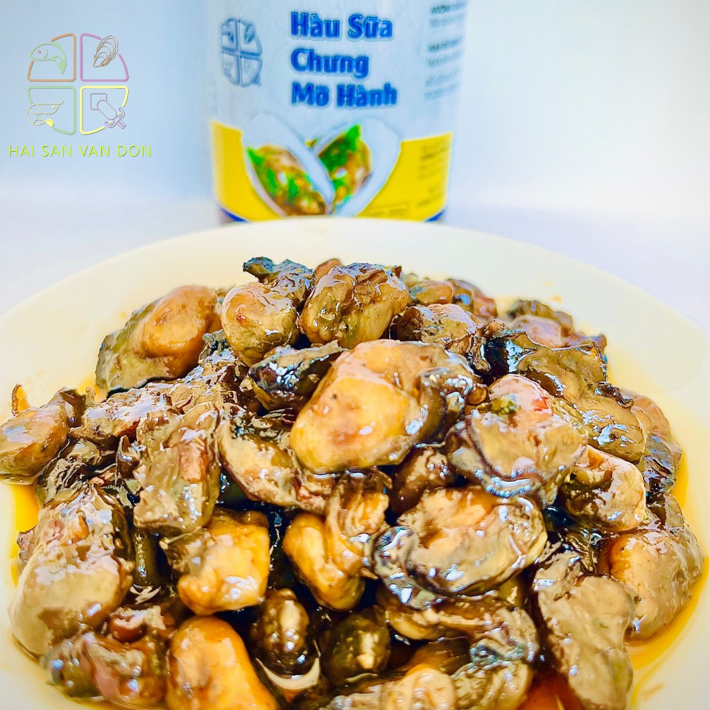 Hàu Sữa Chưng Mỡ Hành HẢI SẢN VÂN ĐỒN Làm Từ Hàu Sữa Tươi Ngon Chất Lượng Không Phụ Gia Chất Bảo Quản | BigBuy360 - bigbuy360.vn