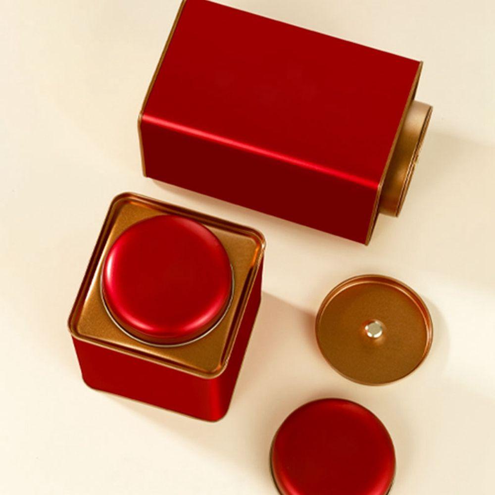 1 Hộp Đựng Trà / Cà Phê / Gia Vị Hình Vuông Màu Sắc Ngọt Ngào