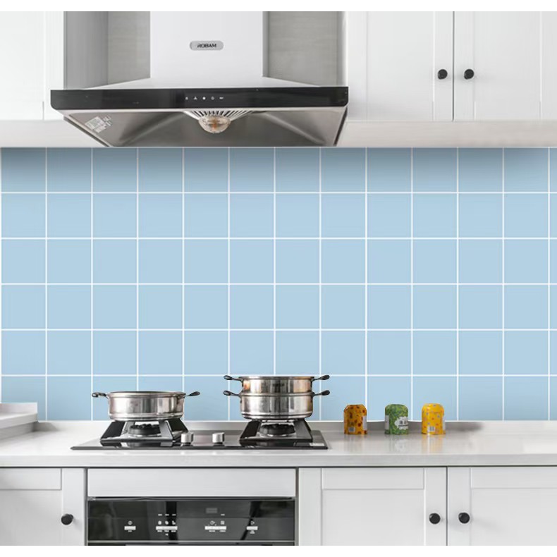1 mét decal tráng nhôm dán bếp Ô LỚN khổ 60cm keo sẵn