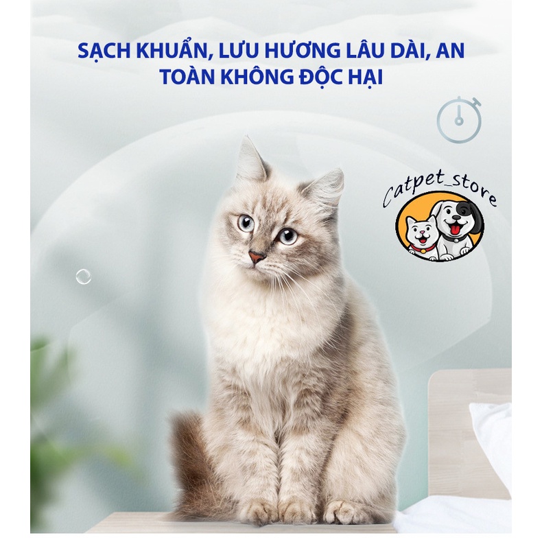 Xịt khử mùi hôi chó mèo LUXURY LUCIAN, xịt khử mùi thú cưng, hàng cao cấp, lưu hương lâu