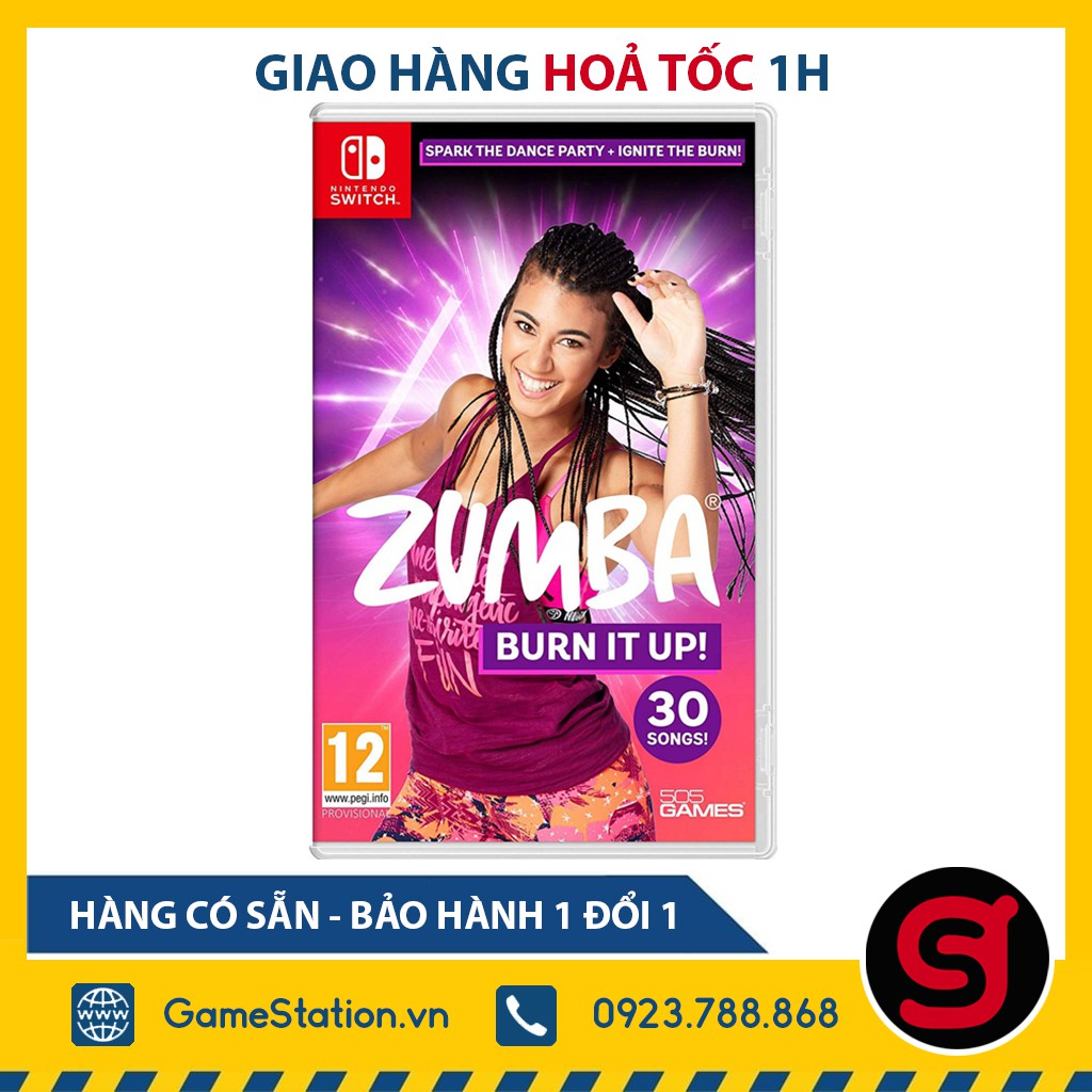 Băng Game Zumba Burn it Up - Cho Máy Nintendo Switch