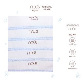 Khăn Sữa Trắng NOUS set 5 khăn (Kích Thước 30*30cm)