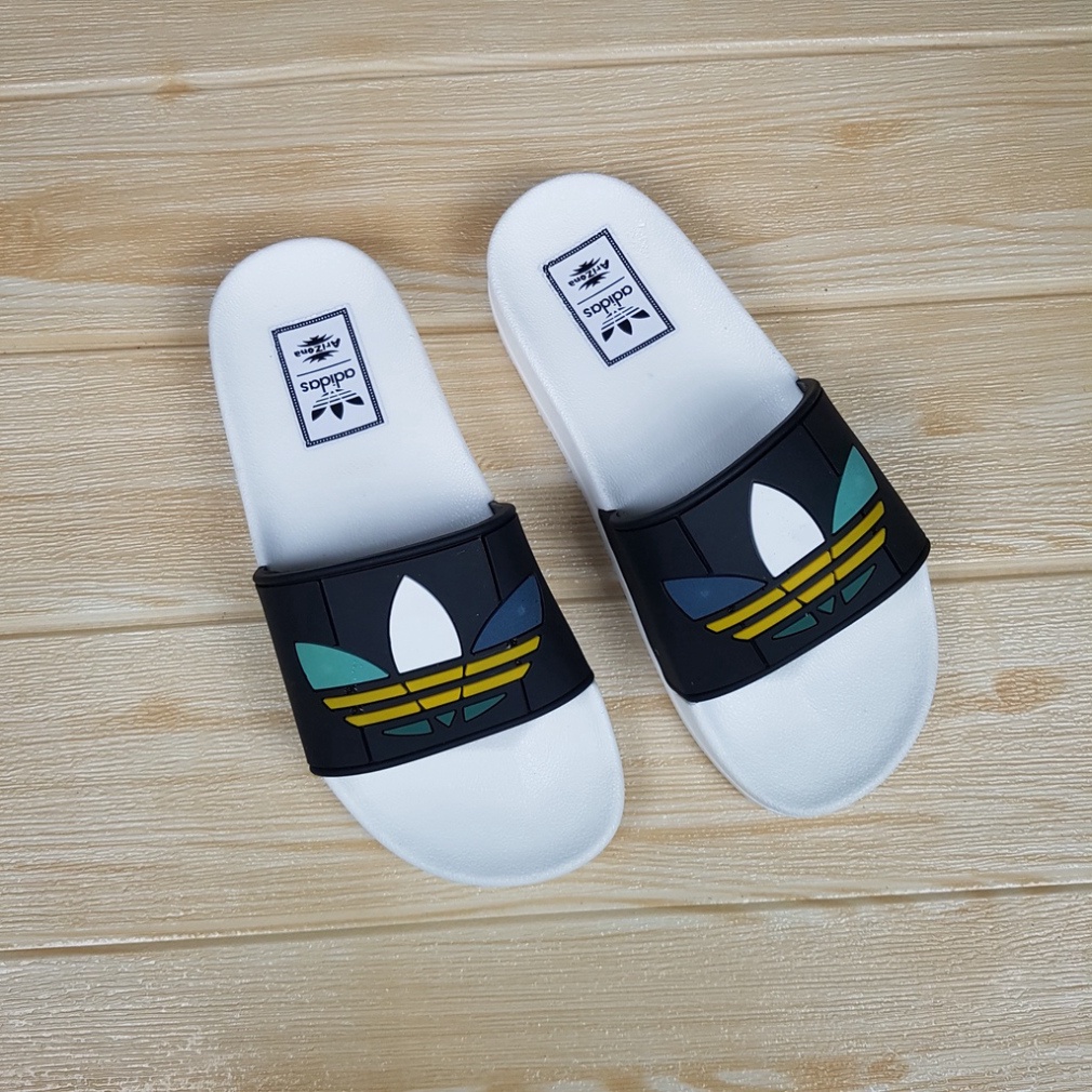 [FREE SHIP] [FREE SHIP] Dép nam nữ quai ngang ADIDAS, dép Das 3 lá thời trang full box