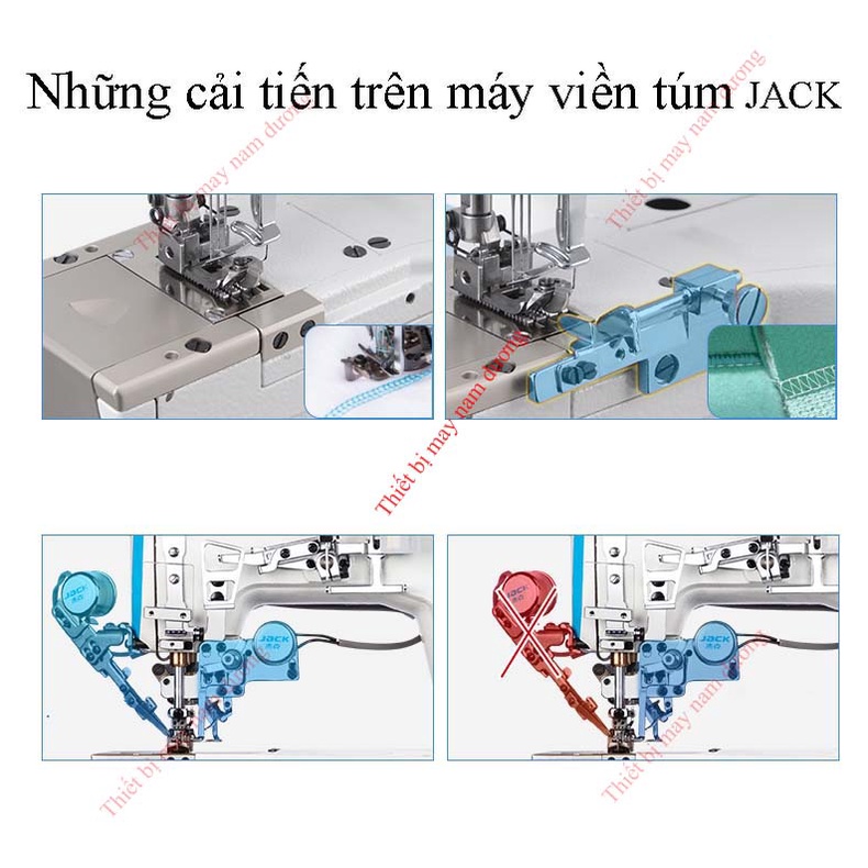 MÁY MAY VIỀN TÚM CÔNG NGHIỆP JACK K5-UT