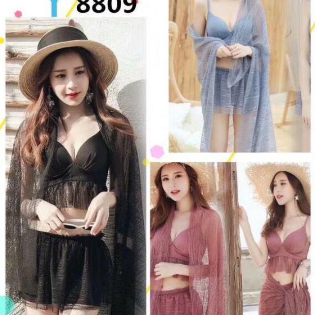 bộ tắm biển cao cấp. Sét 3 chi tiết