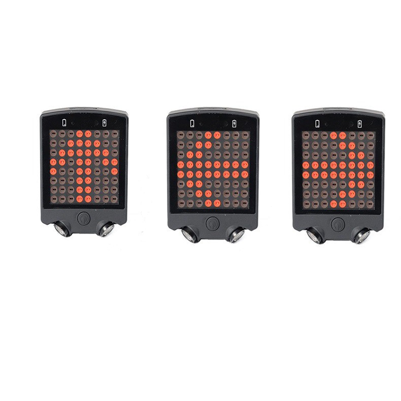 Đèn hậu xe đạp kết hợp đèn xi nhan báo rẽ đa năng cho xe đạp: Sạc USB, chống nước – DX18