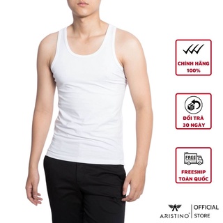 Áo ba lỗ nam cao cấp Aristino, áo thun lót trong chất cotton mềm mịn và thấm hút mồ hôi cực tốt [CHÍNH HÃNG] | AC21