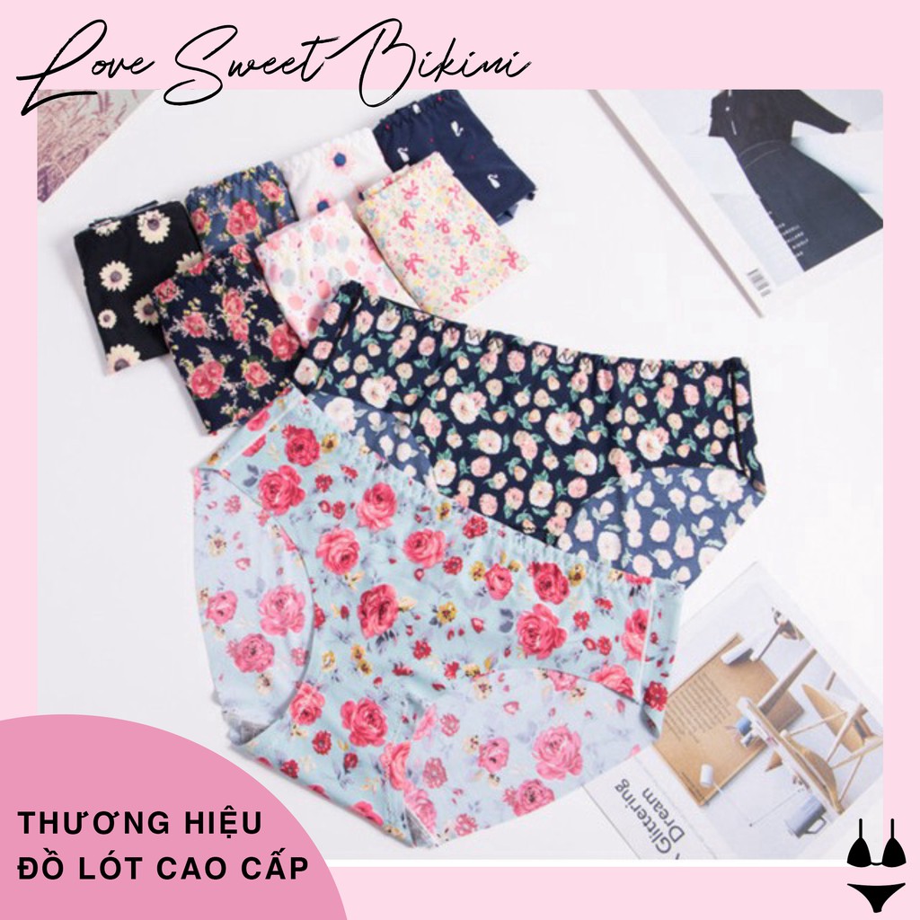 Quần Lót Thun Lạnh Không Đường May Hoạ Tiết Cao Cấp 99045 | BigBuy360 - bigbuy360.vn