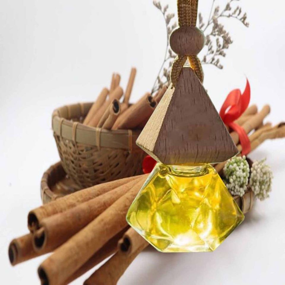 Tinh Dầu Treo Xe Ô Tô, Treo Phòng, Treo Tủ Quần Áo, Nhà Vệ Sinh hương sả chanh, nhài, cafe, hoa hồng, bạc hà, trầm hương