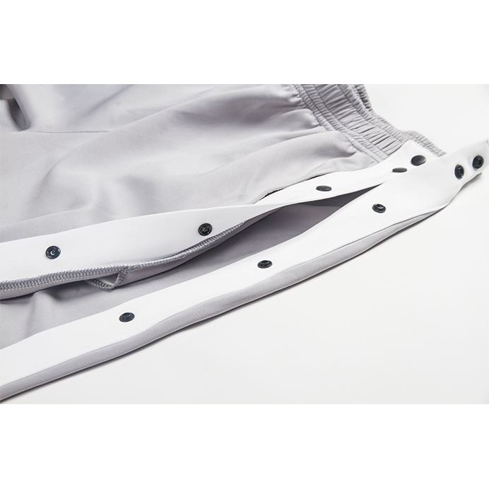 Quần bóng rổ dài bấm cúc 2 màu đen,xám