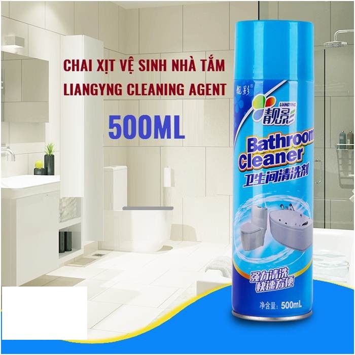 Bình Xịt Tạo Bọt Tuyết Vệ Sinh Nhà Tắm, Nhà Vệ Sinh Sạch Bóng BATHROOM CLEANER