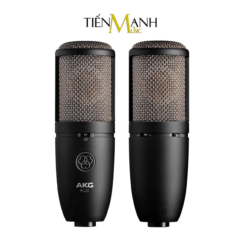 [Tặng Cable, Chính Hãng Mỹ] AKG P420 Micro Vocal Condenser Thu Âm Phòng Studio, Mic Biểu Diễn Microphone Cardioid