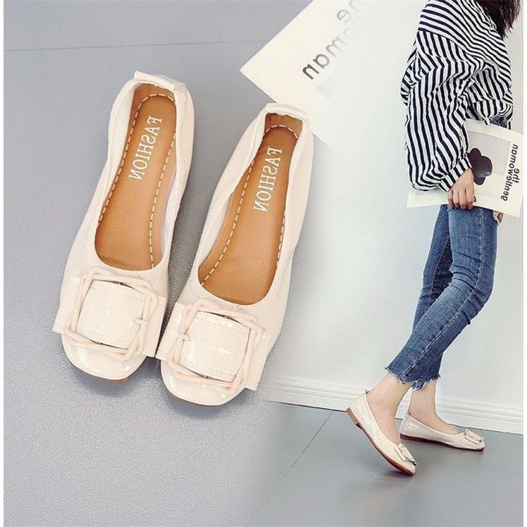 Giày bệt da giày búp bê thời trang chun GCG09 | BigBuy360 - bigbuy360.vn