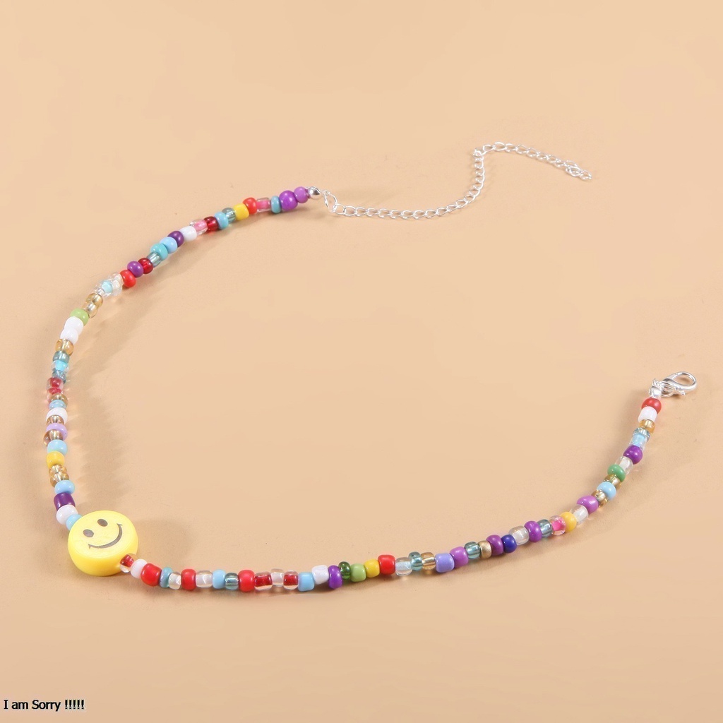 Dây Chuyền Nữ Mặt Cười Cá Tính Phong Cách Hàn Quốc-DCHQC01